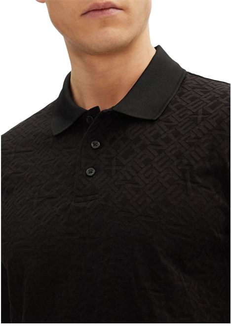Polo regular fit con logo allover tono su tono ARMANI EXCHANGE | Polo | XM000477 AF10337FC013
